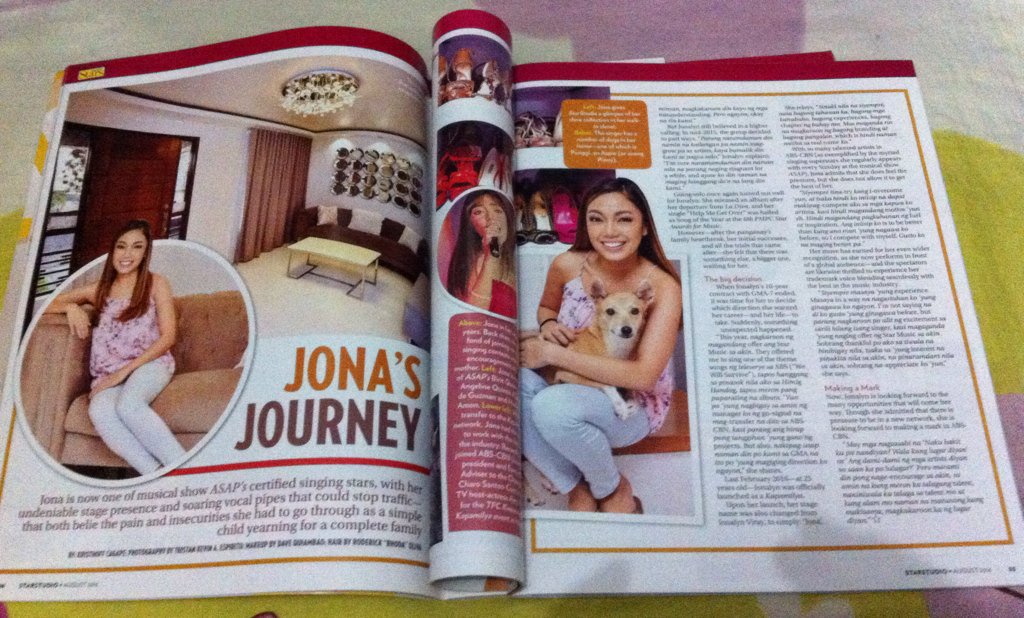 rols_jr's tweet photo. #12YearsWithMayoraJONA #JONA'Sjourney #StarStudioMagAug2016 @danicarries @stephacelar @jona https://t.co/AT2IdVKIOp