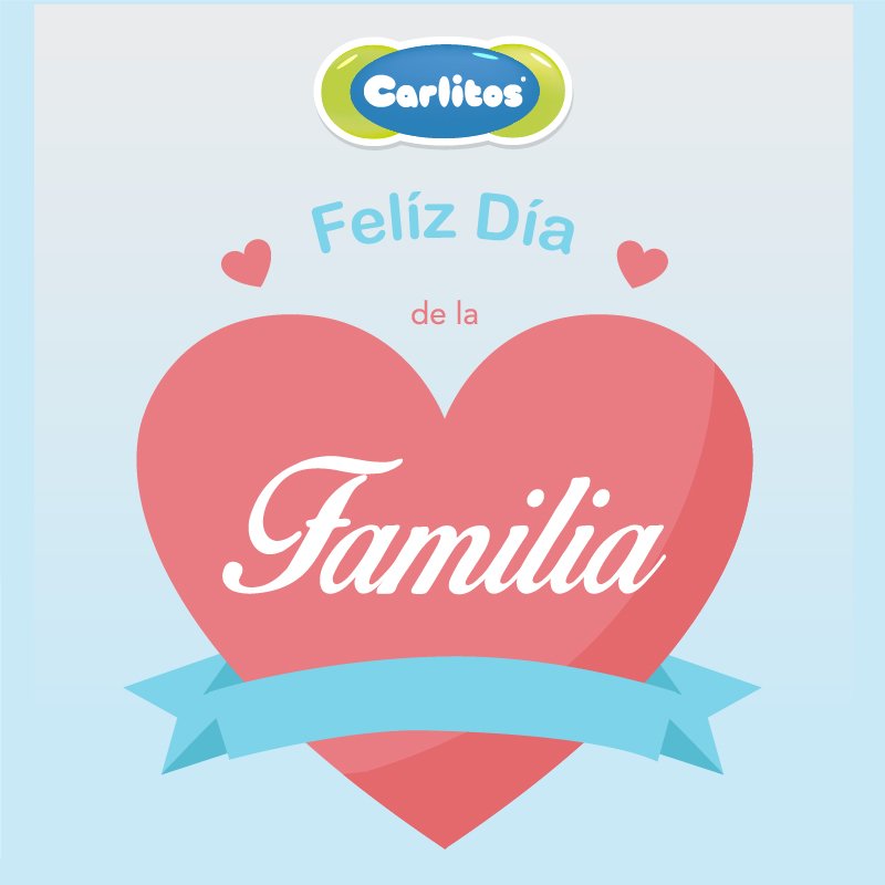 Desde 1994 se celebra el #DíaInternacionaldelaFamilia La educación y los valores, comienzan en el hogar entre quienes lo conforman #Carlitos