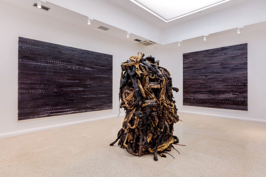 CXAINC's tweet photo. Mark Bradford Is Our Jackson Pollock: Thoughts on His Stellar U.S. Pavilion at the Venice Biennale. Read more: https://t.co/UoQMTeEqyh https://t.co/l00QjagVus