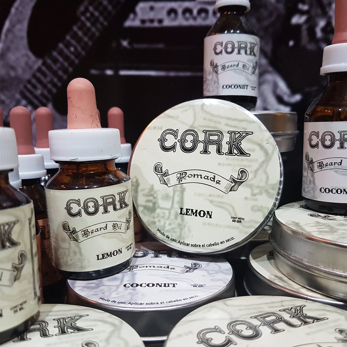 CorkBarberShop's tweet photo. Nuestros productos pomada y aceite para el cabello y Barba https://t.co/yXa7w7yOz9