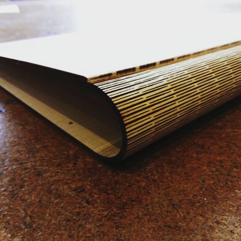 laser_lab's tweet photo. Custom portfolio cover, designed and fabricated with a living hinge #lasercut #laserengraved #laser #livinghinge #wood https://t.co/6IfZjB9sdX
