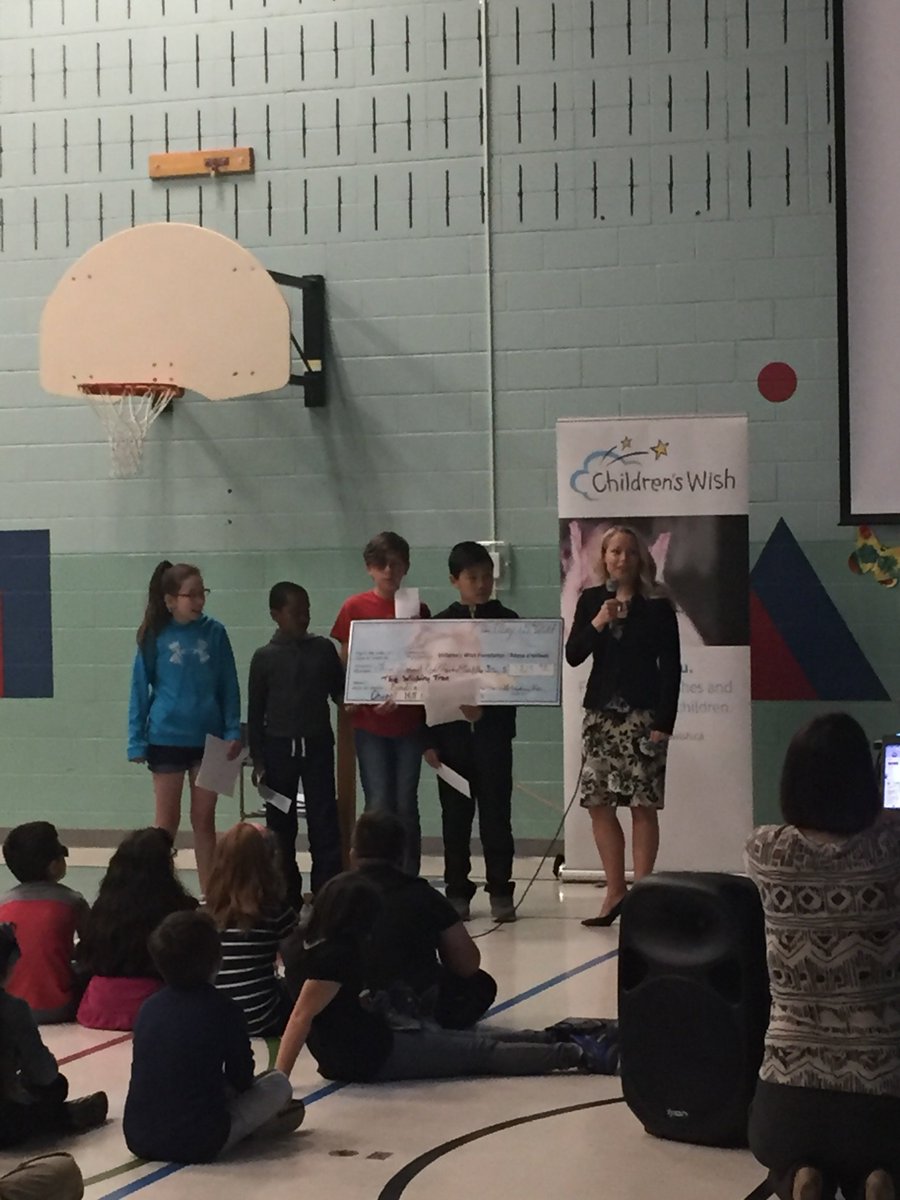Congratulations to Mrs. Dawson's class for raising $3,822.63 to the Children's Wish Foundation!So proud of <a href="/wishingtree2017/">The Wishing Tree</a> team  <a href="/BMO/">BMO</a> #EAP