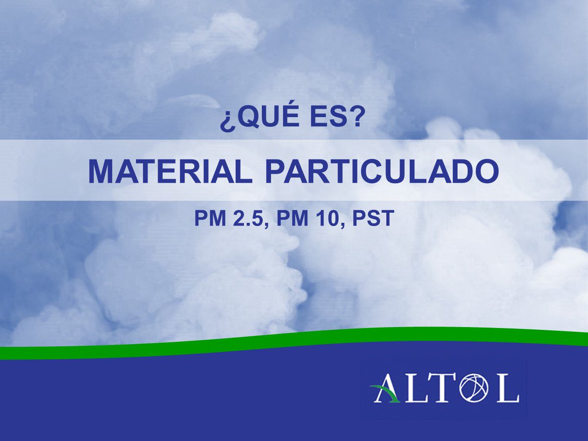 altolrd's tweet photo. El material particulado son partículas presentes en la atmósfera, producto de actividades humanas, como el polvo y el humo. #Aire #Ambiente https://t.co/6vvK2Gmigz
