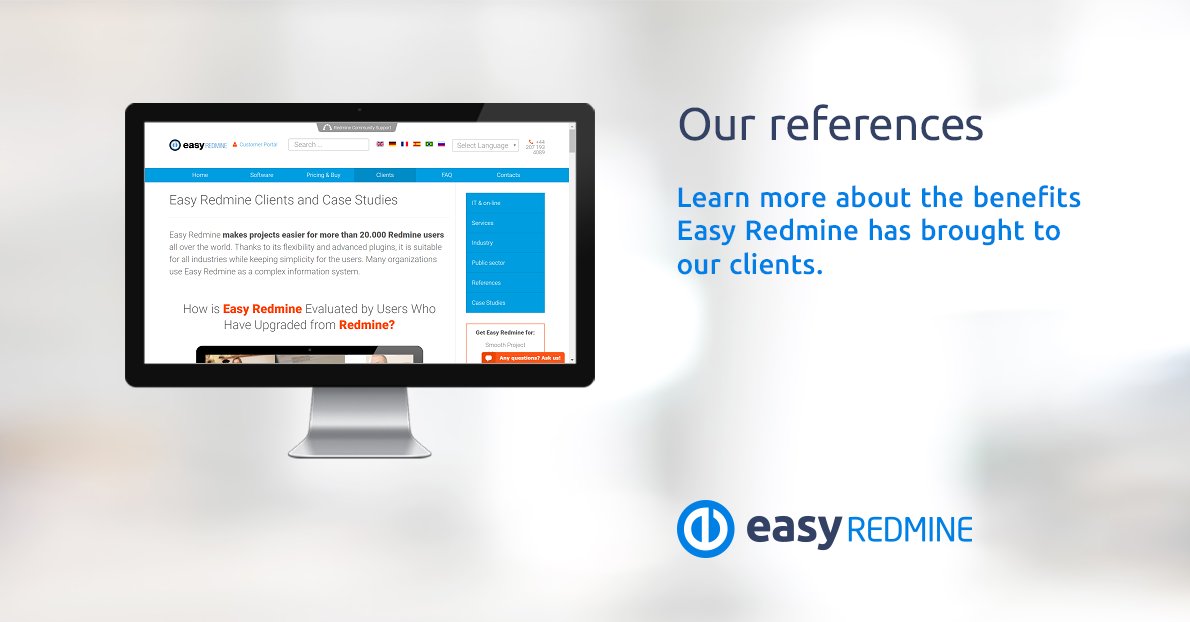 EasyRedmine's tweet image. Learn more about the benefits #EasyRedmine has brought to our clients. easyredmine.com/clients
