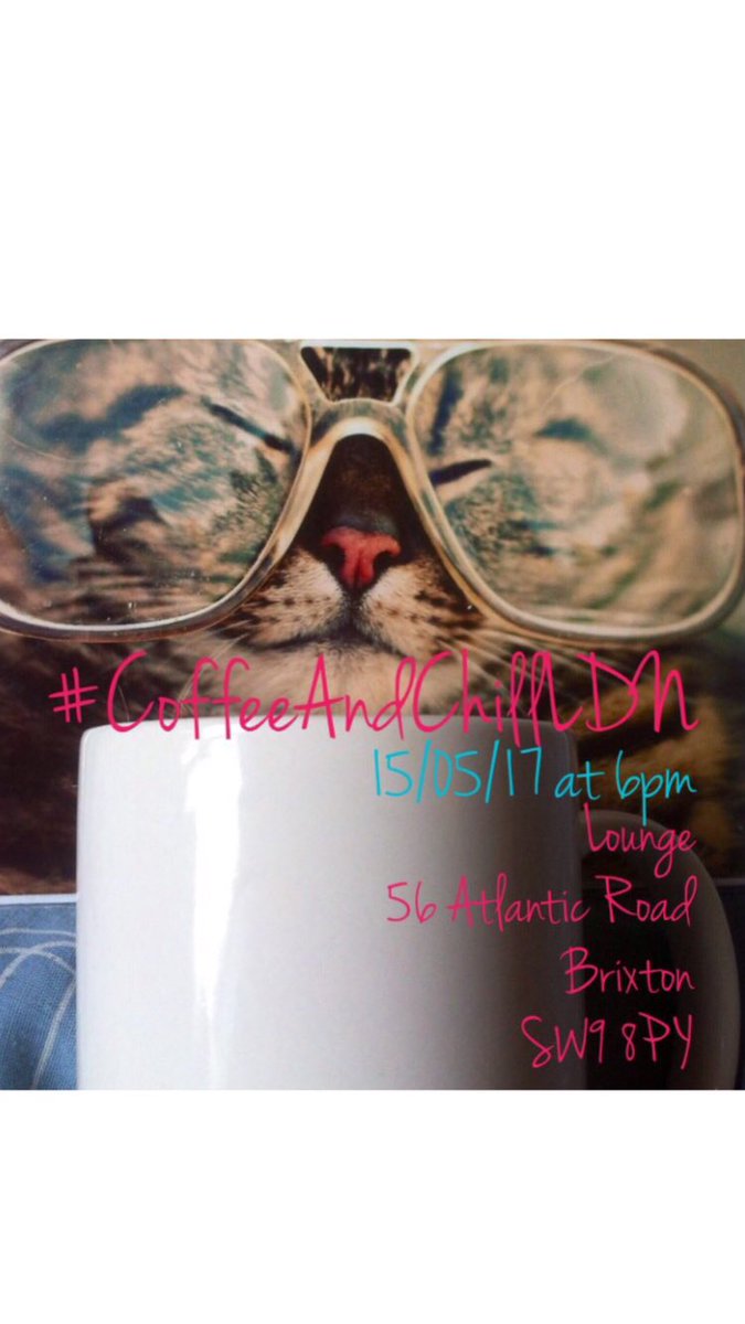 CoffeeNChillLDN's tweet image. Just under an hour until we hang out... See you at 6pm!

#CoffeeAndChillLDN 
😊☕️