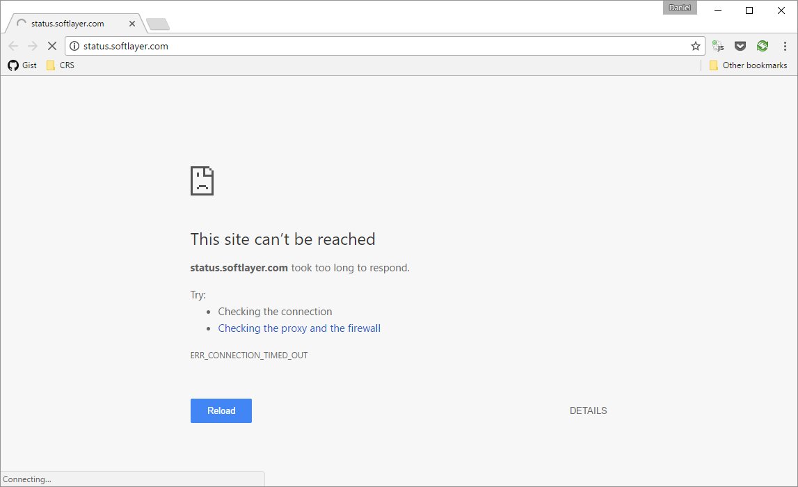 @IBMBluemix Has the service status site for SoftLayer moved? It's down ATM: