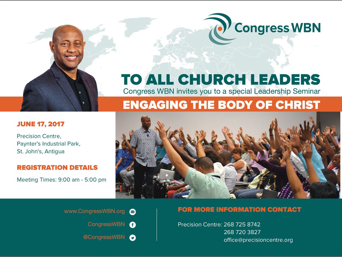 PrecisionGlobal's tweet image. An invitation is extended to ALL Church Leaders to a Leadership Seminar 'Engaging the Body of Christ,' on 17th June 2017 @ Precision Centre
