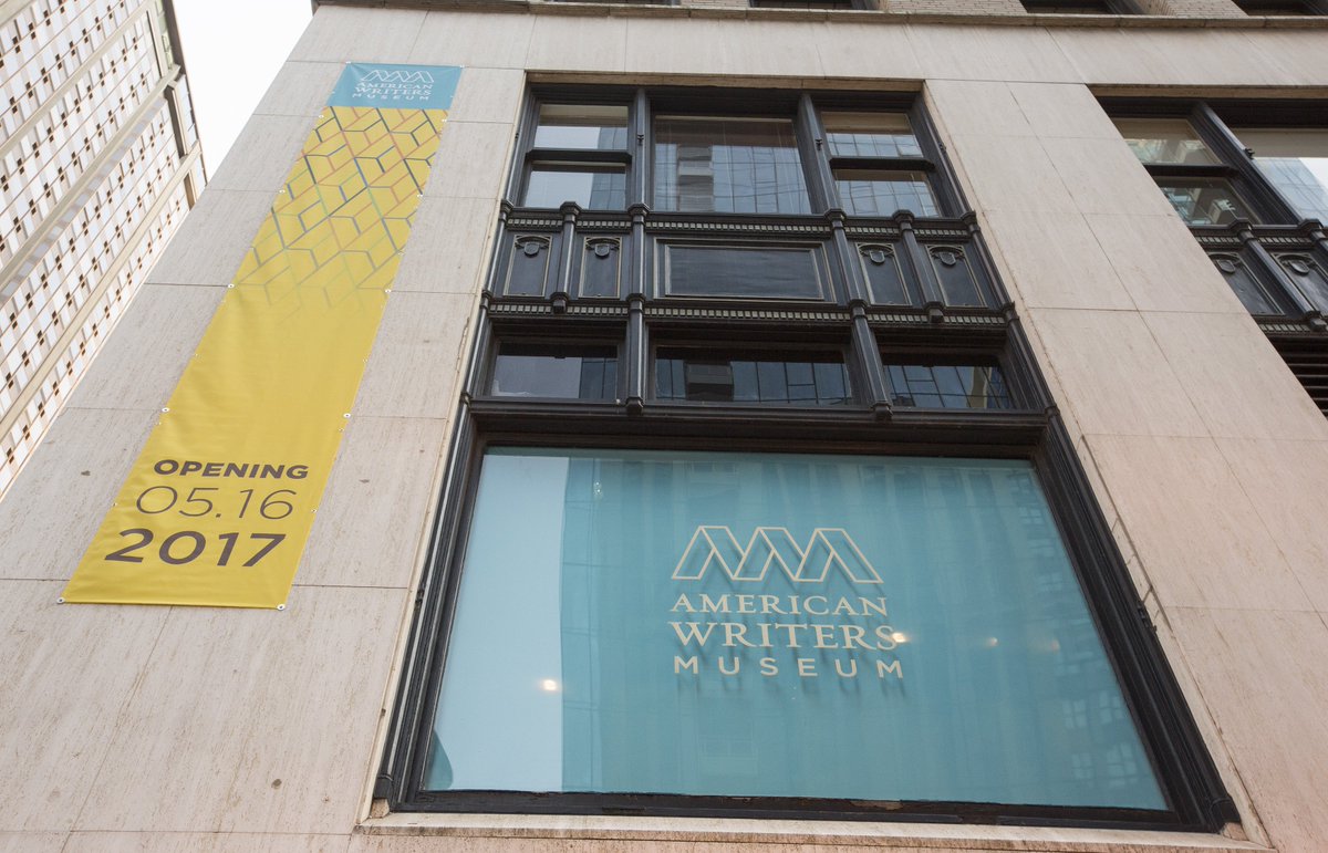 MayorRahm's tweet photo. Opening tomorrow, the @AmerWriteMuseum highlights America's favorite works and the authors behind them. https://t.co/4Io5D5wOte https://t.co/38gVN71oLi