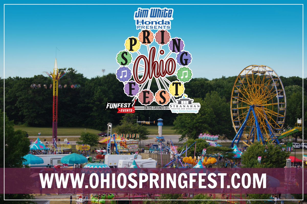 OhioSpringFest's tweet image. 1/2 off wristbands on Thurs! Carnival goes all weekend May 18th-21st @ the Stranahan Theater in Toledo! More info at ohiospringfest.com