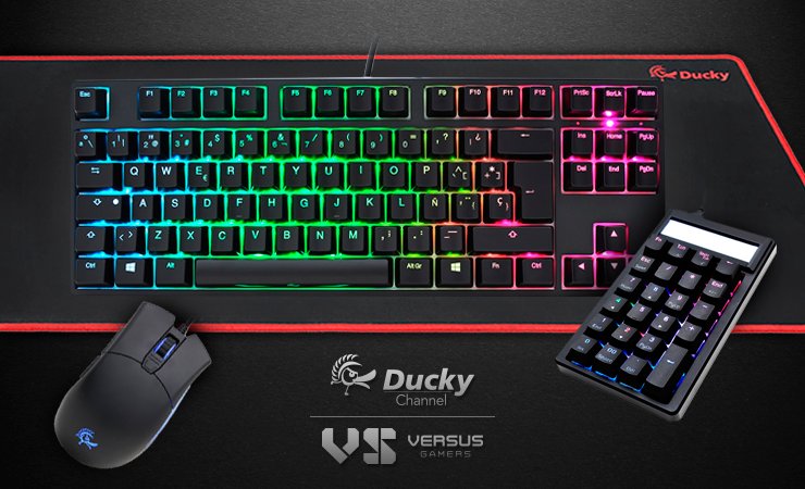 elchapuzas's tweet photo. #ECI6Aniversario - Con @Versusgamers sorteamos un pack de periféricos gaming de Ducky. #RT + #Follow para participar. Acaba 17/05 - 9:00pm. https://t.co/dgoa5cz5fO