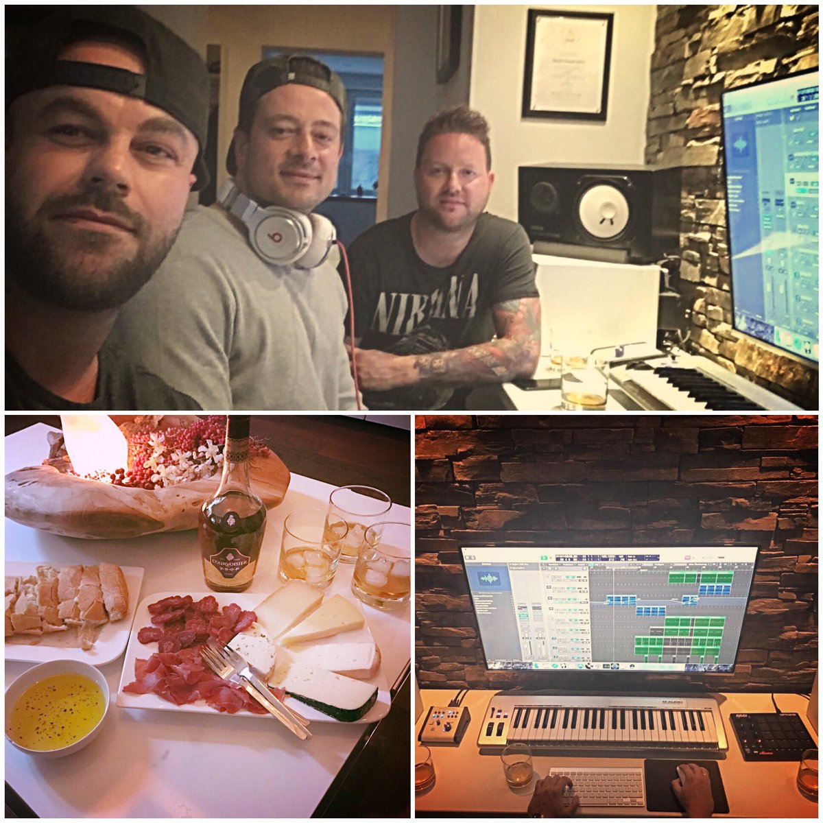 ttownprod's tweet image. #GoodFood 🧀 #SomeCourvoisierVSOP 🥃 &amp;amp; #CreatingMusic 🎶 #producedbyttown #music #instamusic #studio #lab #sneekpeek #producer #musicproducer