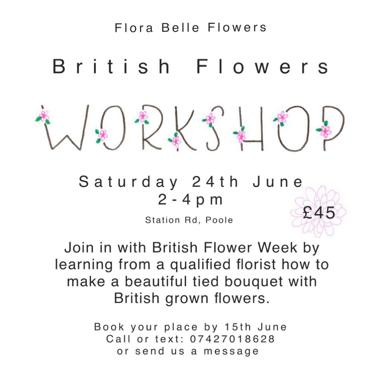 florabflowers's tweet photo. Make a beautiful bouquet from British blooms with us in our workshop for British Flowers Week! #dorsethour #floristryworkshop https://t.co/UH7yEgO4bv