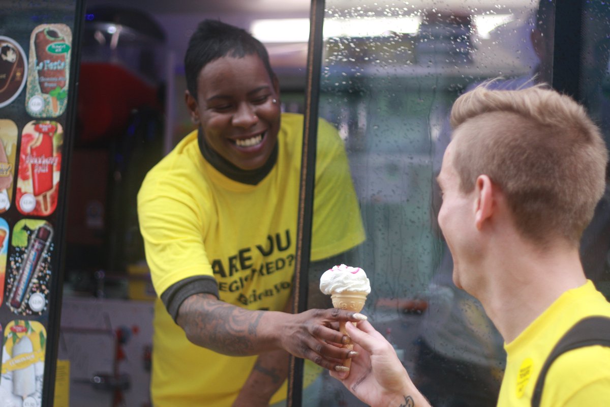 nusuk's tweet image. That's a wrap in Sheffield! Thanks to @ShefColSU and @hallamunion. 350 free ice creams to registered students!  #GenerationVote #GE2017