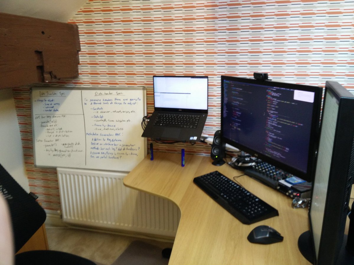 StuartMumford's tweet photo. Today, I wrote things on a whiteboard. My brain is fried, and I blame #pyastro17. https://t.co/LNvKmw1e5L