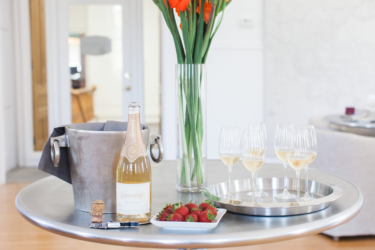 Who says bubbles and strawberries are just for romance? Happy Monday!