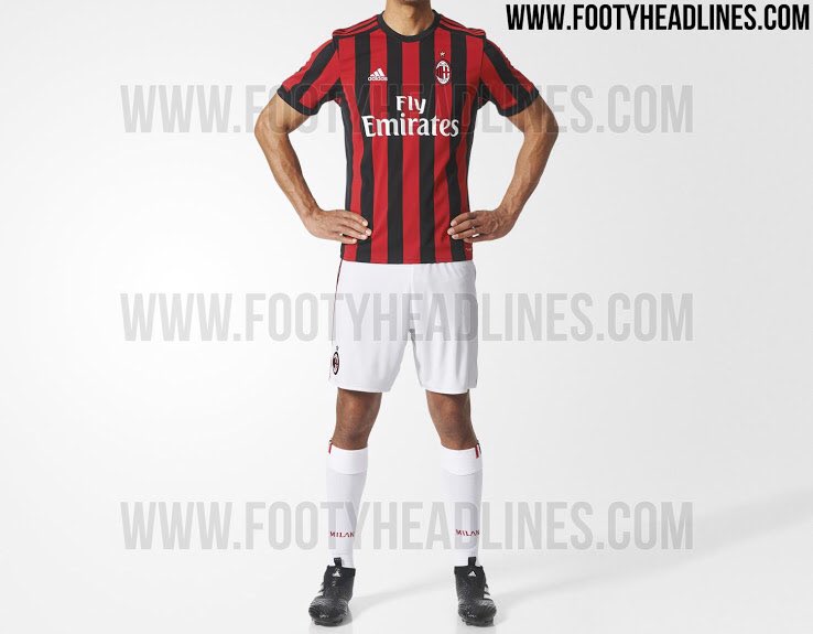 uniforme ac milan