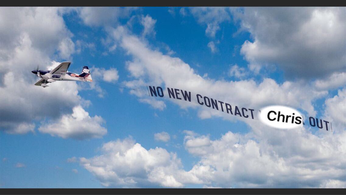 BlueNipFC's tweet photo. THIS spotted above Blue Park by @JoeTannian. #ChrisOut https://t.co/cvUoKBBx8j
