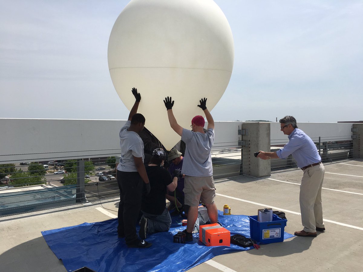 Metro High School STEAM students have launched another weather balloon with a partnership with Great American Financial.