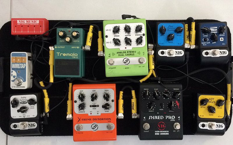 THE PEDALBOARD EVOLUTION Setup do guitarrista <a href="/FelipeDiasGt/">Felipe Dias</a>. Veja os pedalboards de nossos artistas: bit.ly/2m3lrQd