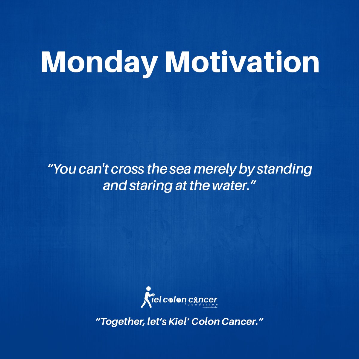 KielColonCancer's tweet photo. Ride that wave! 🌊
#MotivationMonday https://t.co/Otn2t6dwVB