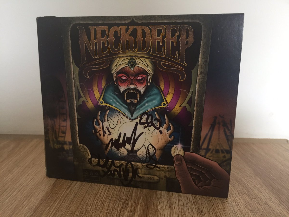 uplouderblog's tweet photo. RT and Follow for a chance to win a signed copy of Wishful Thinking by @NeckDeepUK #ukpp https://t.co/sws1NBypvU