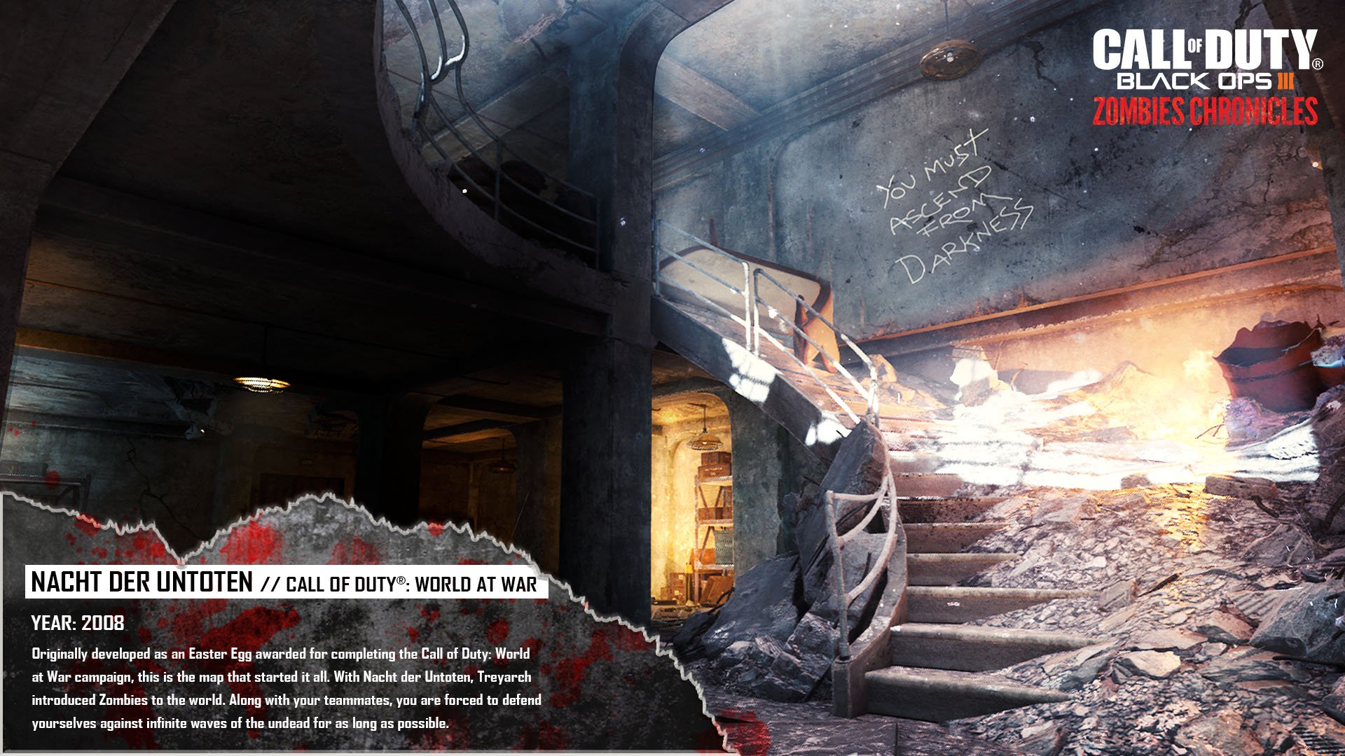 Treyarch Studios The Map That Started It All Zombieschronicles