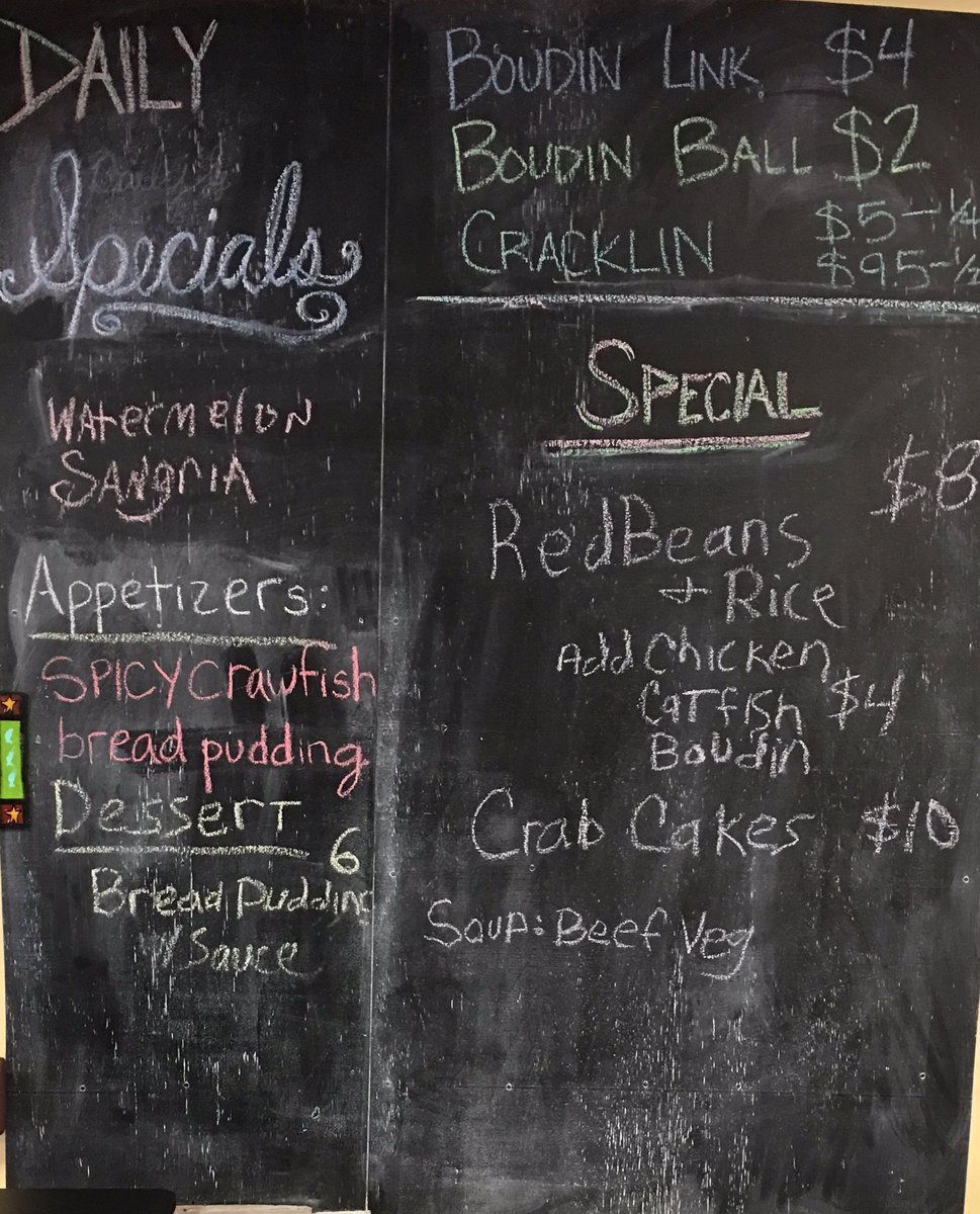 TheCheezyCajun's tweet photo. Monday is Red Beans and Rice plus we have our special Crab Cakes! Open till 9pm. #followyournola #nola #redbeansandrice #crabcakes https://t.co/vtDbWrd1sl