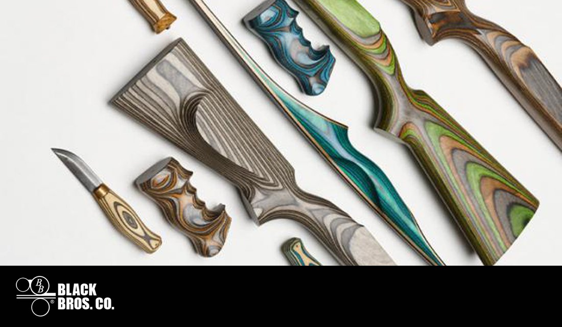 Do you have a hunter in your life? These embellished ends can be made with a laminate our machines help create.
#BlackBros