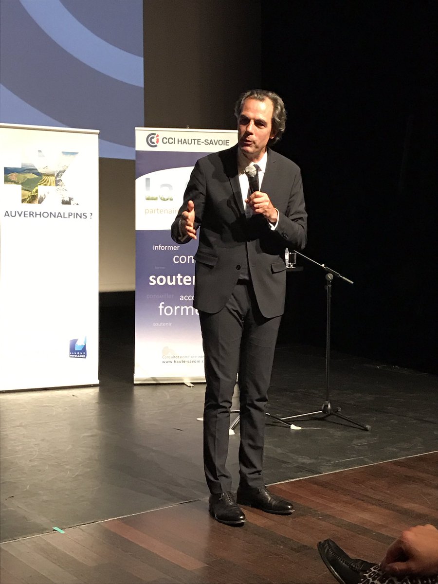 AurelienGreff's tweet image. C'est parti pour la conference " esprit pionnier des entreprises" par @PhDessertine @CCI74 @DCFPaysdeSavoie