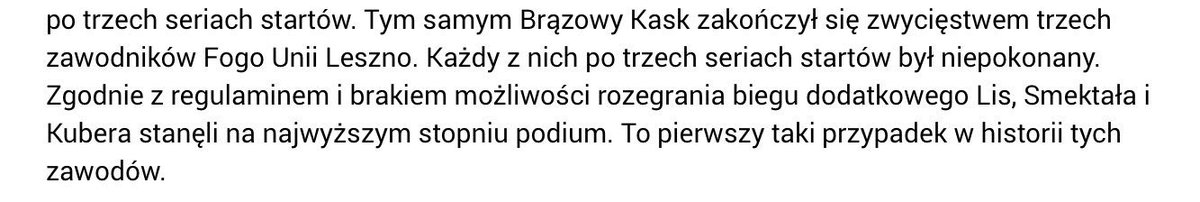 MrGmuru's tweet image. Brawo Juniorka @UniaLesznoKS @smykracing #domin #wiktor wszyscy 🥇#bezprecedensowo!