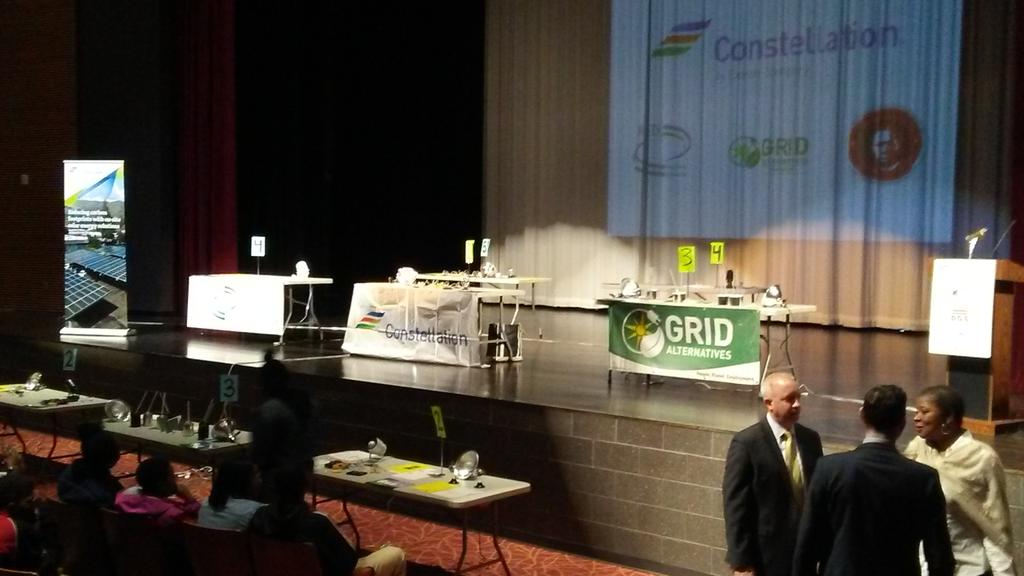 GRIDmdv's tweet image. Getting ready for our @DunbarHSDC event with @NEED_Project and @ConstellationEG, celebrating #solar job training in the District!