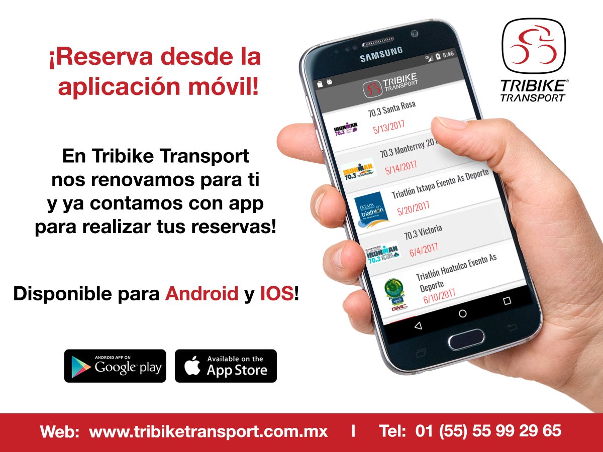TriBikeTransMx's tweet photo. Ya puedes descargar nuestra aplicación. @asdeporte @IronmanMexico https://t.co/g9ZZVq2ev5