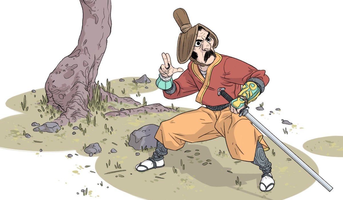 GregHillsman's tweet photo. Colored the Sword Guy https://t.co/YJVcMovAuQ