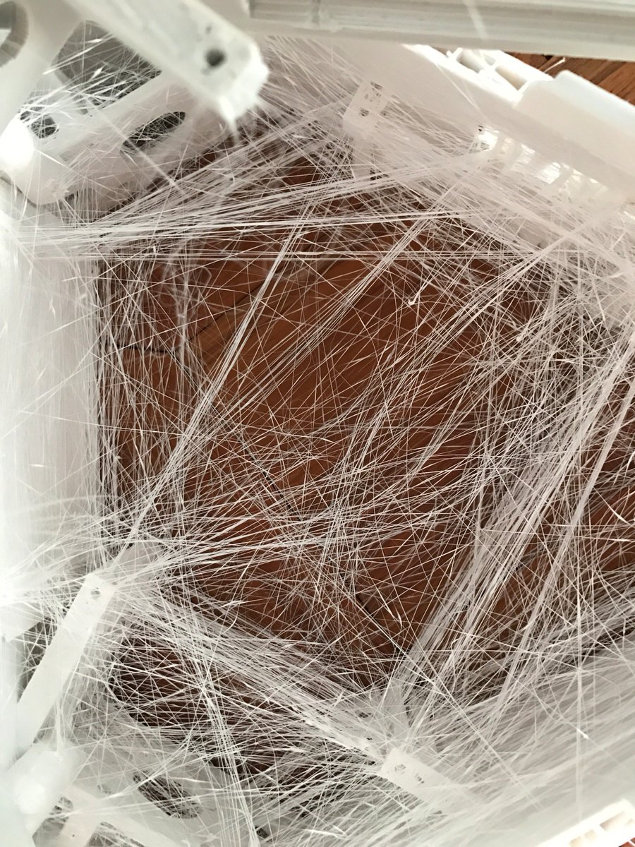 At <a href="/DeltaprintZ/">DeltaprintZ</a> we love some spagetti sometimes🤣😋! #3D #3Dprinting #spagetti #Fluffy #minifail #creating #getyourselfupandtrygain
