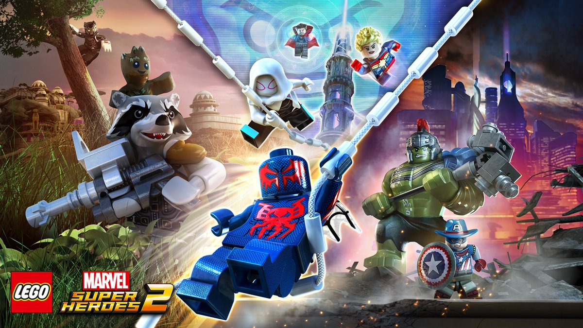 Newegg's tweet photo. Lego Marvel Super Heroes 2 is coming in November on PC, PS4, Xbox One &amp; the Switch ► https://t.co/NqyqS55hSs https://t.co/CSyWqrA2DD