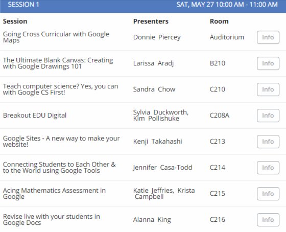 edtechteam's tweet image. And this is only SESSION 1! Build your own schedule &amp;amp; #edtechteam adventure ONTARIO: goo.gl/BbaqjT #ONedchat #tvdsbtech #tvdsb