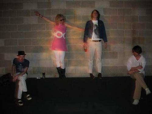 The Hoa Hoa's on their roof in Kensington Market a few years ago