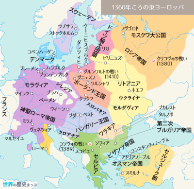世界の歴史まっぷ Auf Twitter 1360年ころの東ヨーロッパ 地図 世界の歴史まっぷ T Co 8pavdlwd9l 1360年ころの東ヨーロッパの地図をアップしました 歴史地図 無料ダウンロード 東ヨーロッパ