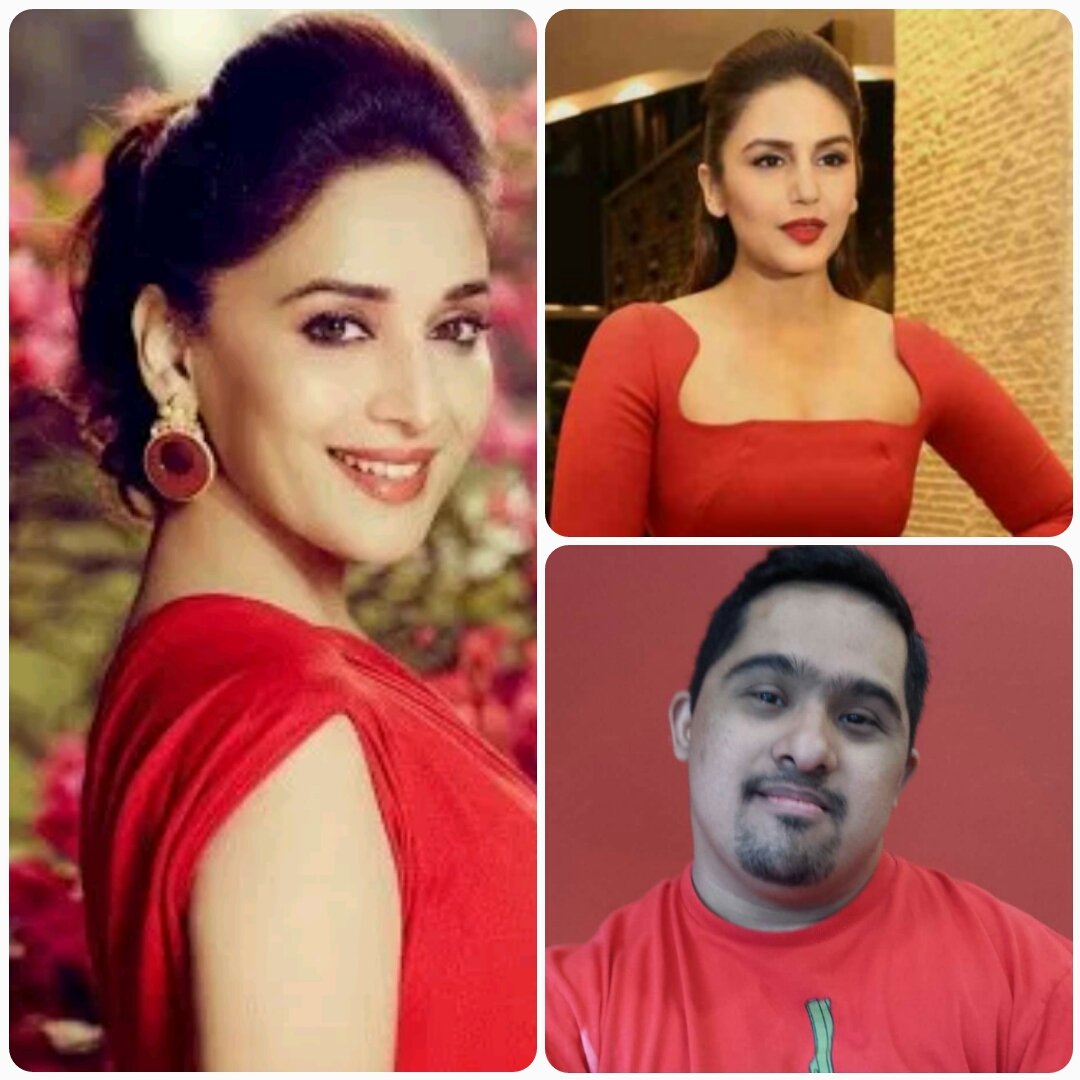  HI madhuri dixit my name ahmed malik 
From huma qureshi 
Happy birthday madhuri dixit from all of us 