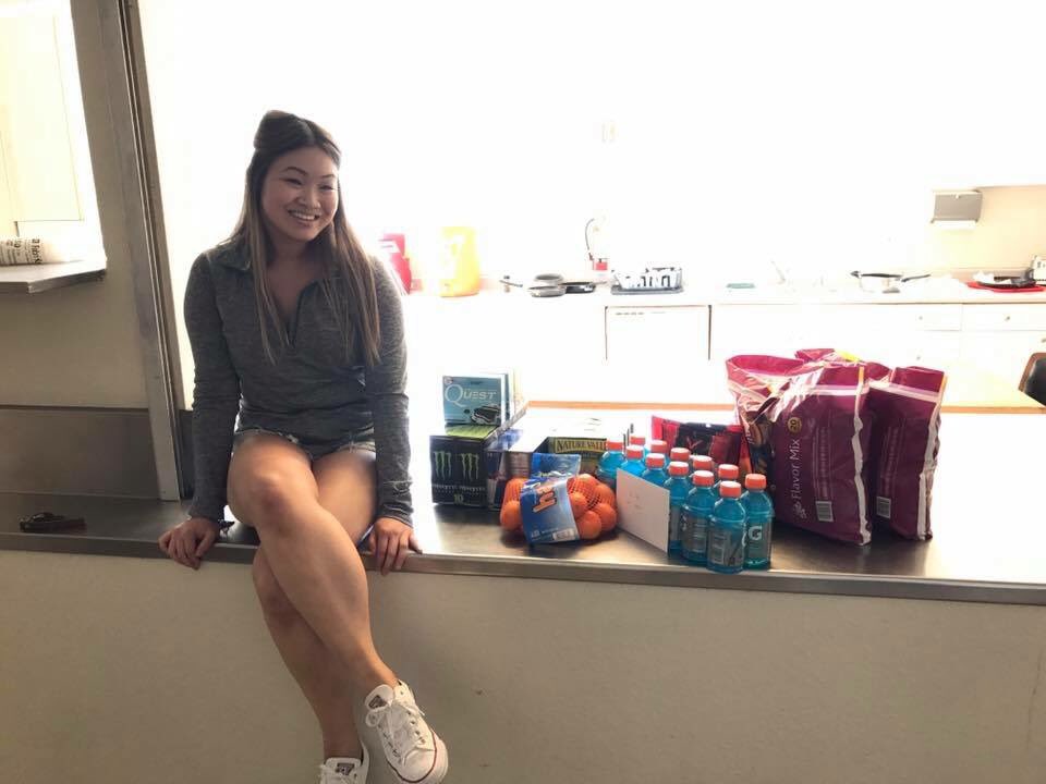 PikeSJSU's tweet photo. Thank you so much to our beautiful Garnet &amp; Gold Girl @danggnatalie for the goodies ❤️We love you &amp; good luck on your finals! https://t.co/mZ5UIaPHW4