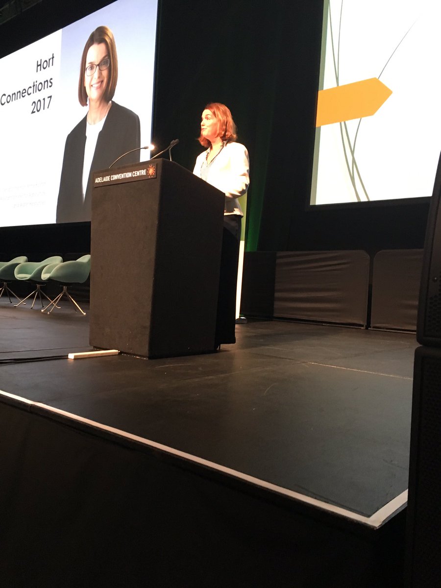 Anne_Ruston's tweet photo. Delighted to officially open #HortConnections2017 fantastic to have this great event in SA #auspol https://t.co/indmq250km