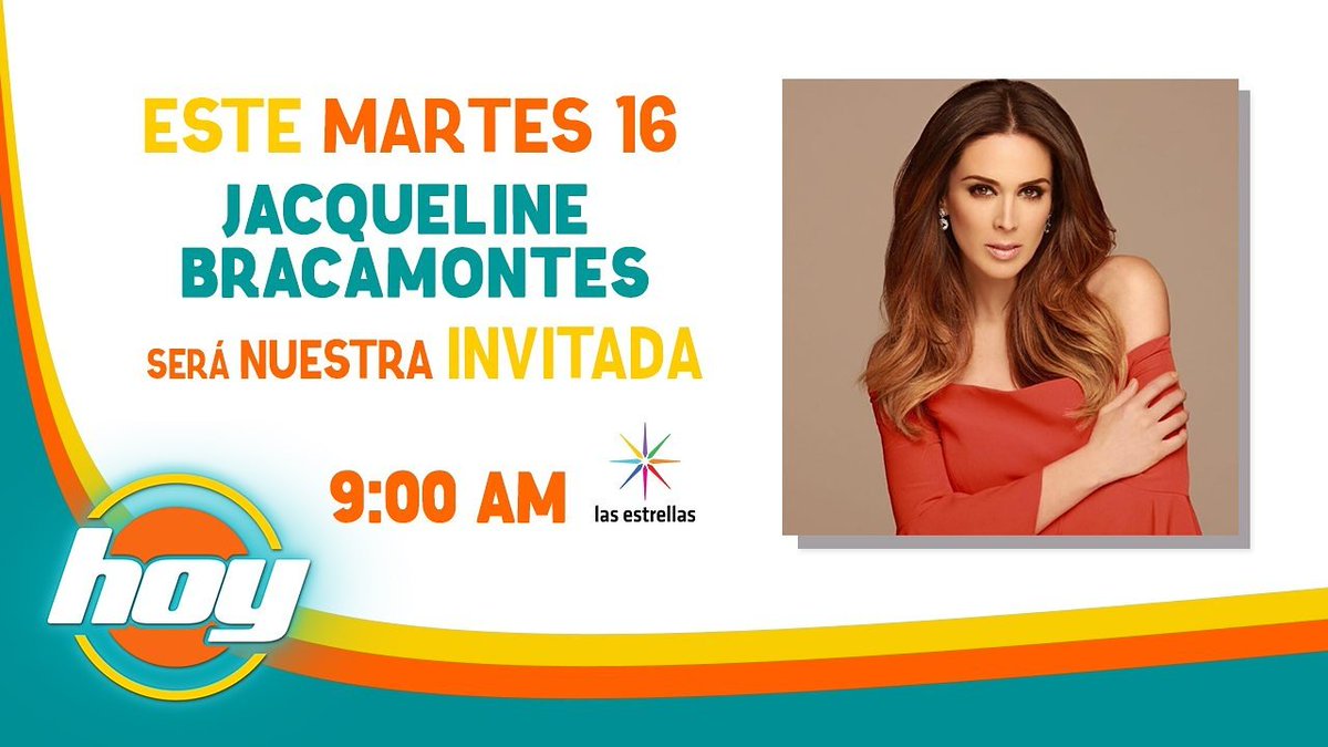 MafaeAM's tweet photo. Mañana no se pierdan @programa_hoy porque nuestra querida @jackybrv estará de invitada especial #TalentoLineUp https://t.co/hcW2hqAqoR