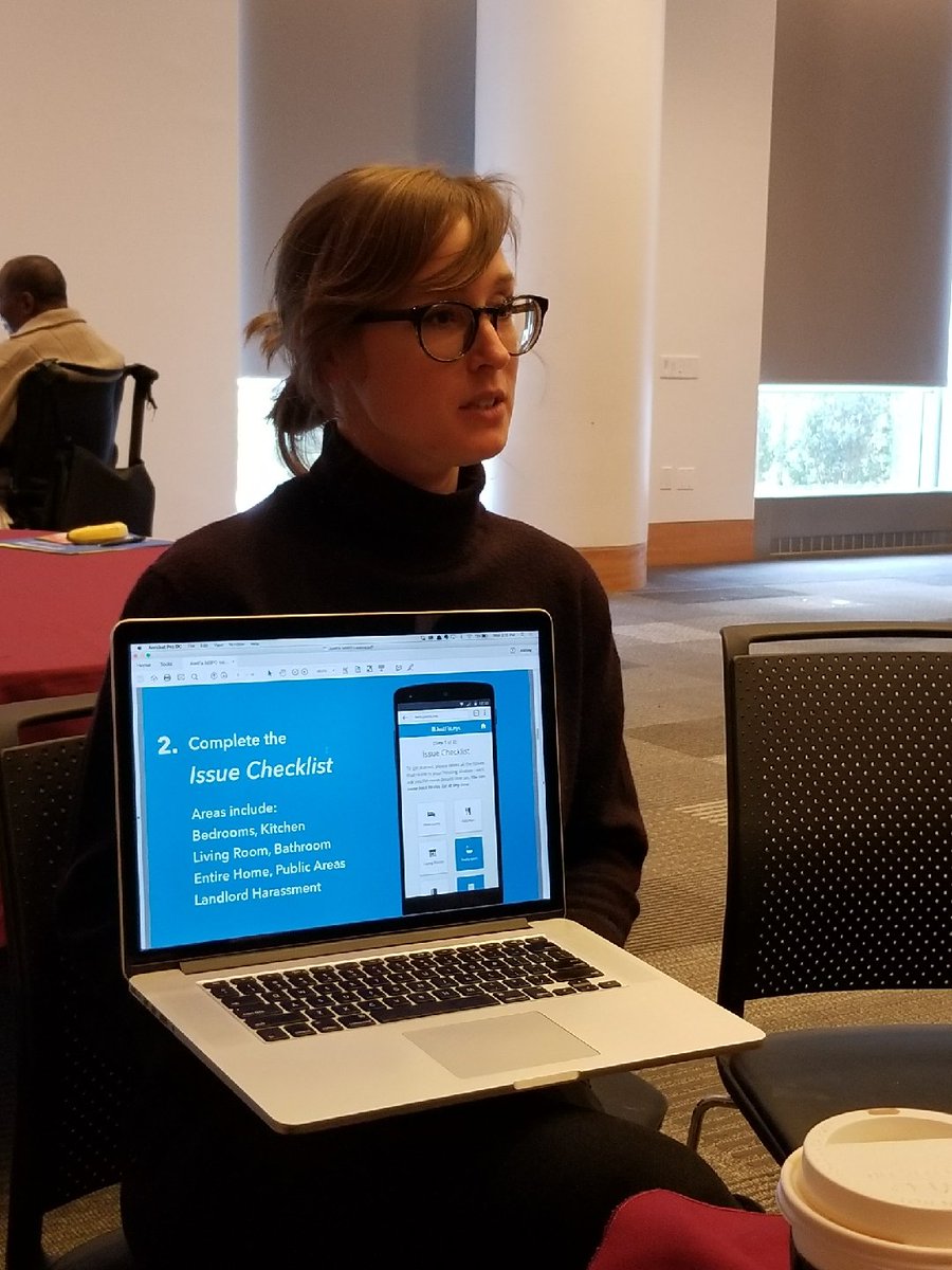 HCAnswers's tweet photo. Learning how to use @JustFixNYC as part of an HP action in housing court to win repairs #HCA17 https://t.co/uWhwXz41uK