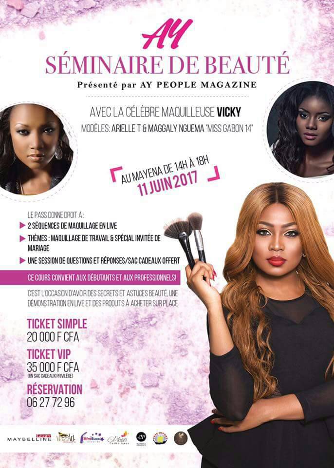 Nous organisons notre 1er séminaire de beauté à LBV.
RDV le 11/06 au Mayena de 14-18h.
Réservation: 06.27.72.96