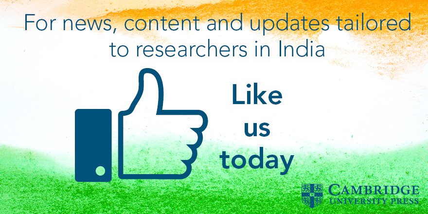 Are you a researcher based in India? Like our India Academic Facebook group to find out about publications & news ow.ly/kEu230boSFj