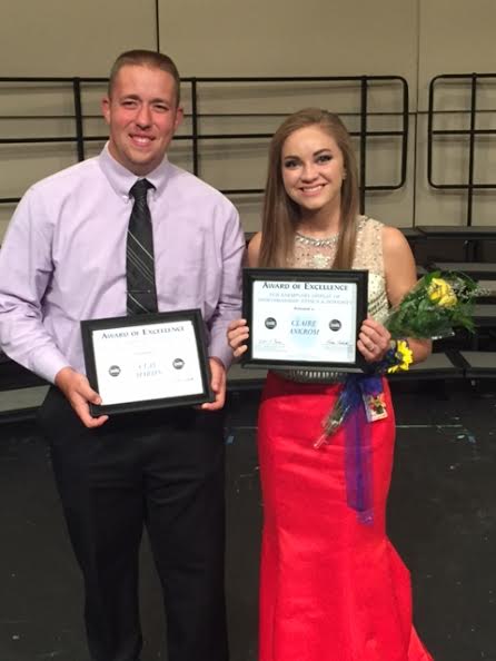 BHFPSports's tweet photo. Bolivar's @ClayClaymartin and @claire_ankrom were honored with the @MSHSAA Award of Excellence https://t.co/XXZmgMJgS2
