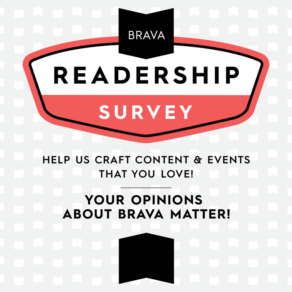bravamagazine's tweet image. What do you LOVE about BRAVA? Take this survey to help us provide content relevant to your life! #MondayMotivation bravamagazine.com