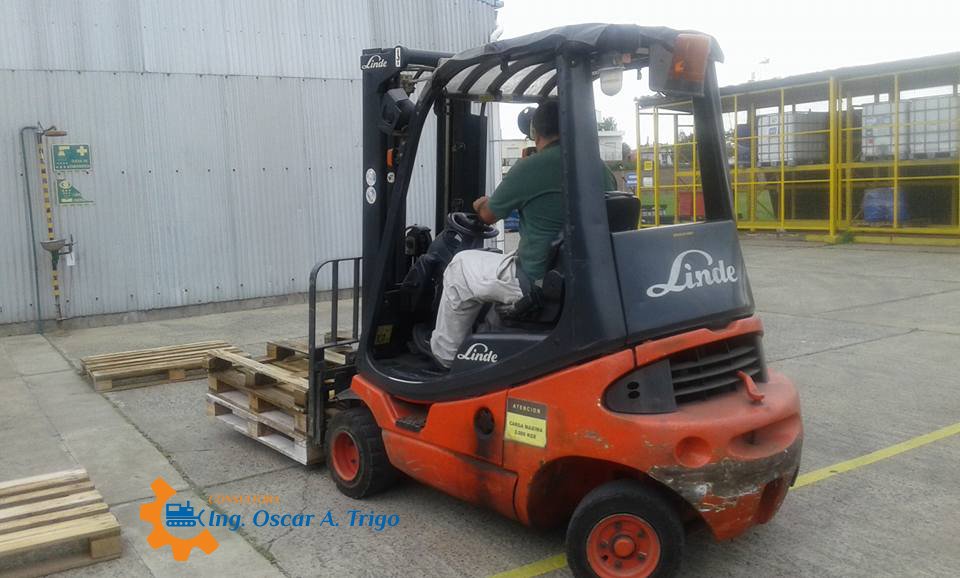 #RevalidaAnual de #autoelevadores, cumpliendo la Resol. SRT 960/15, brindado en #BiogenesisBago - #MonteGrande.
