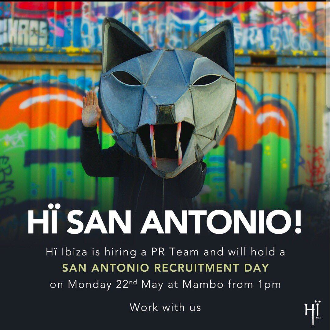 ibizassential's tweet photo. @hiibizaofficial #recruitment day @Mamboibiza #sanantonio #ibiza #clubs #summer #ibizaworkers #ibizajob https://t.co/B4HjBaTRgt