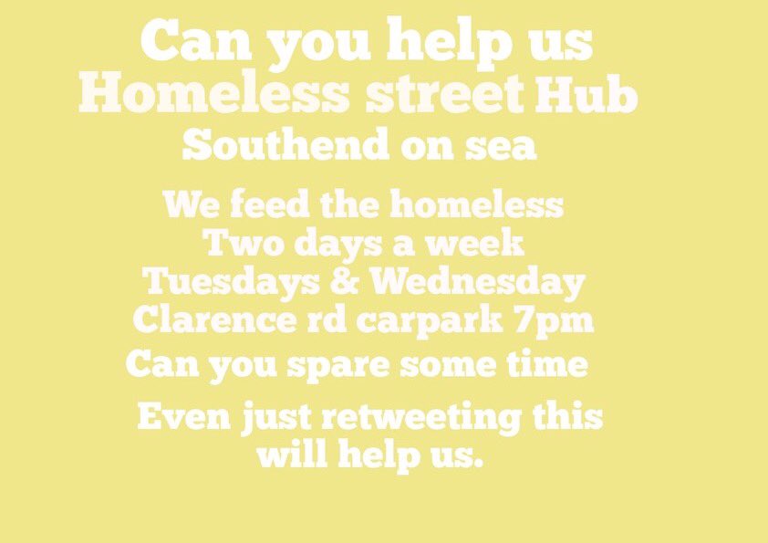 HomelessHubSE's tweet photo. Can your u help us. 
https://t.co/dOrnCayNN7
#retweet #hunger #love #streetkichen #homelesshub https://t.co/xW58EOosYc